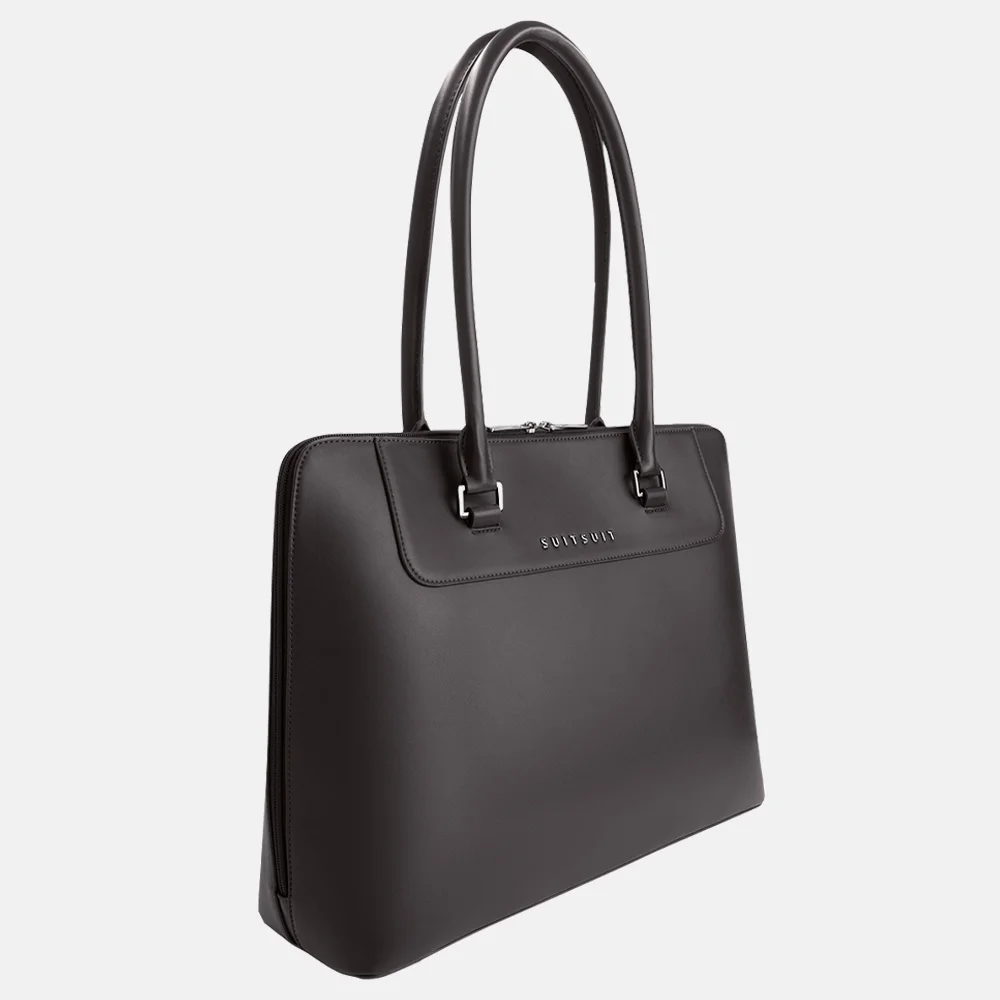 Suitsuit  Mystique laptoptas 16 inch ground coffee bij Duifhuizen