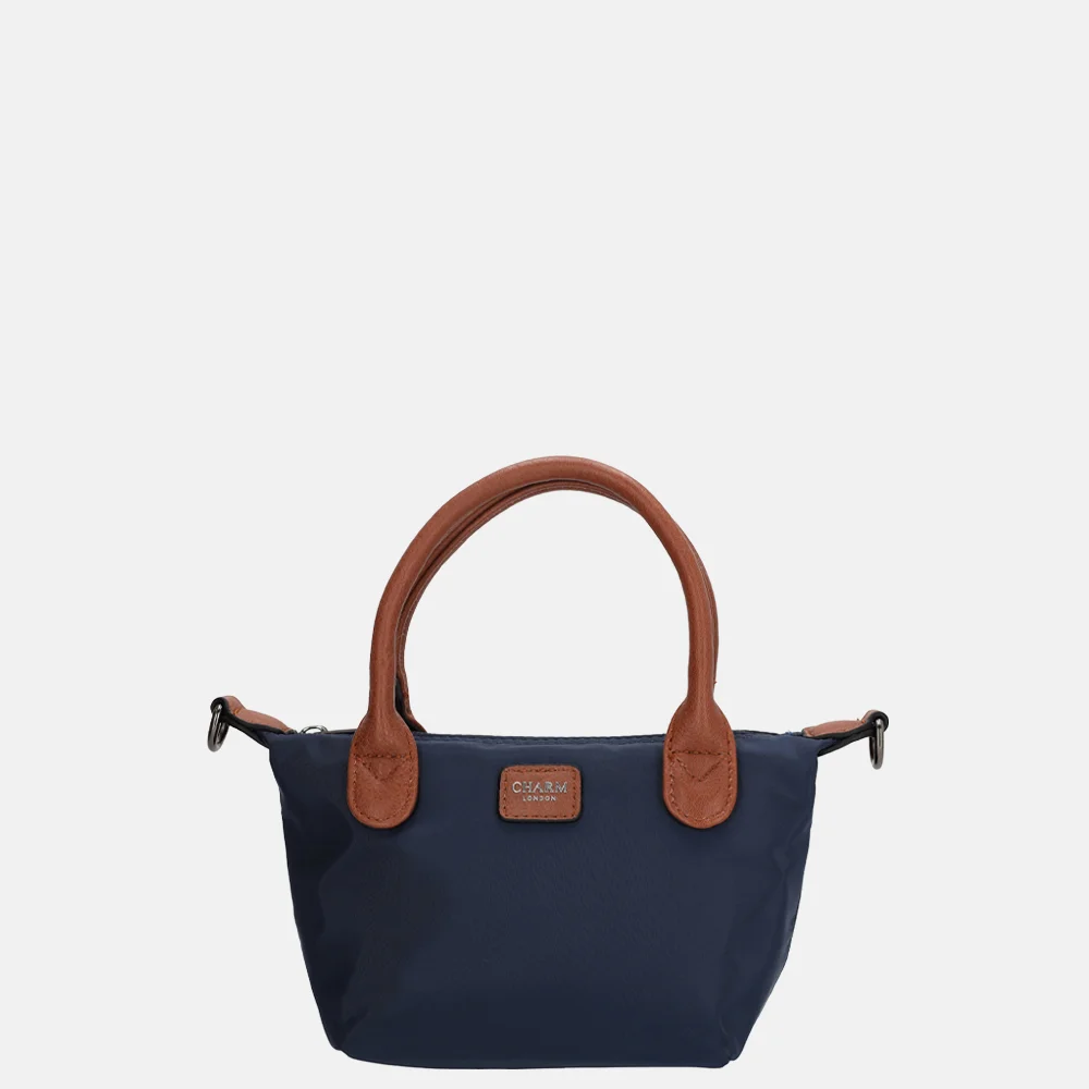 Charm London Buckingham handtas XS blauw bij Duifhuizen