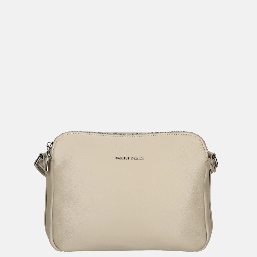 Daniele Donati crossbody tas beige bij Duifhuizen