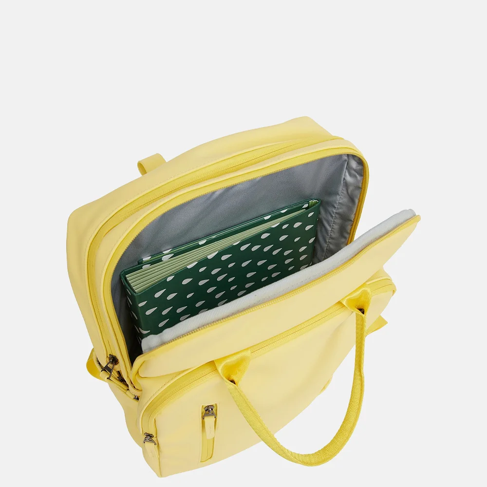New Rebels William rugzak 15.6 inch butter yellow bij Duifhuizen