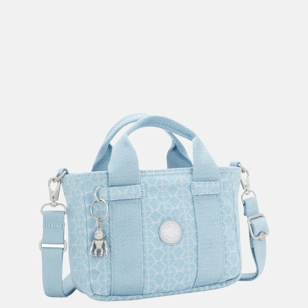 Kipling Ritta handtas mini light denim bij Duifhuizen