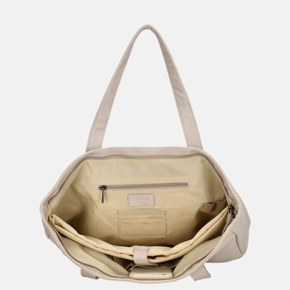 Charm London Liberty shopper 15 inch lichttaupe bij Duifhuizen