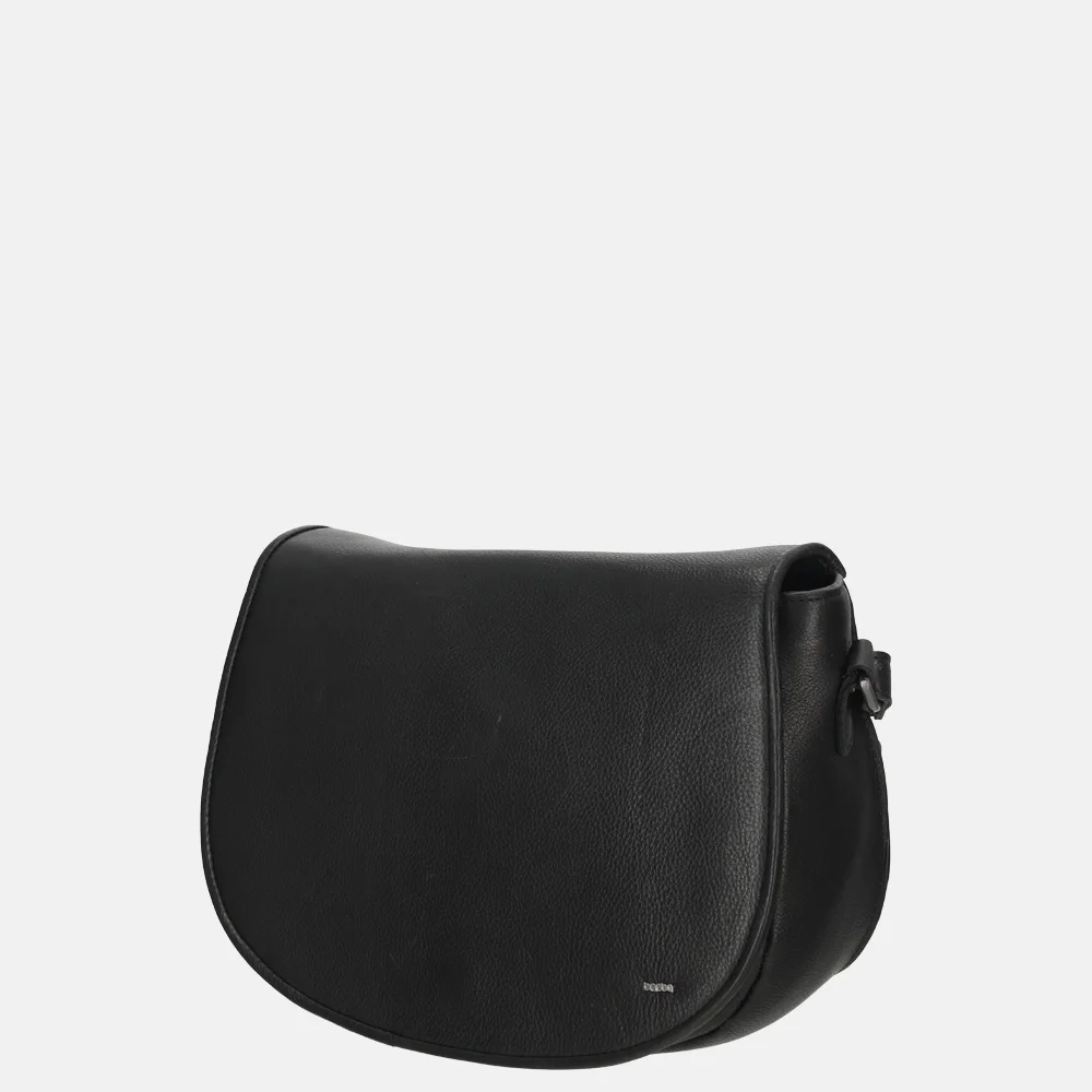 Berba Lucca saddle bag crossbody tas zwart bij Duifhuizen