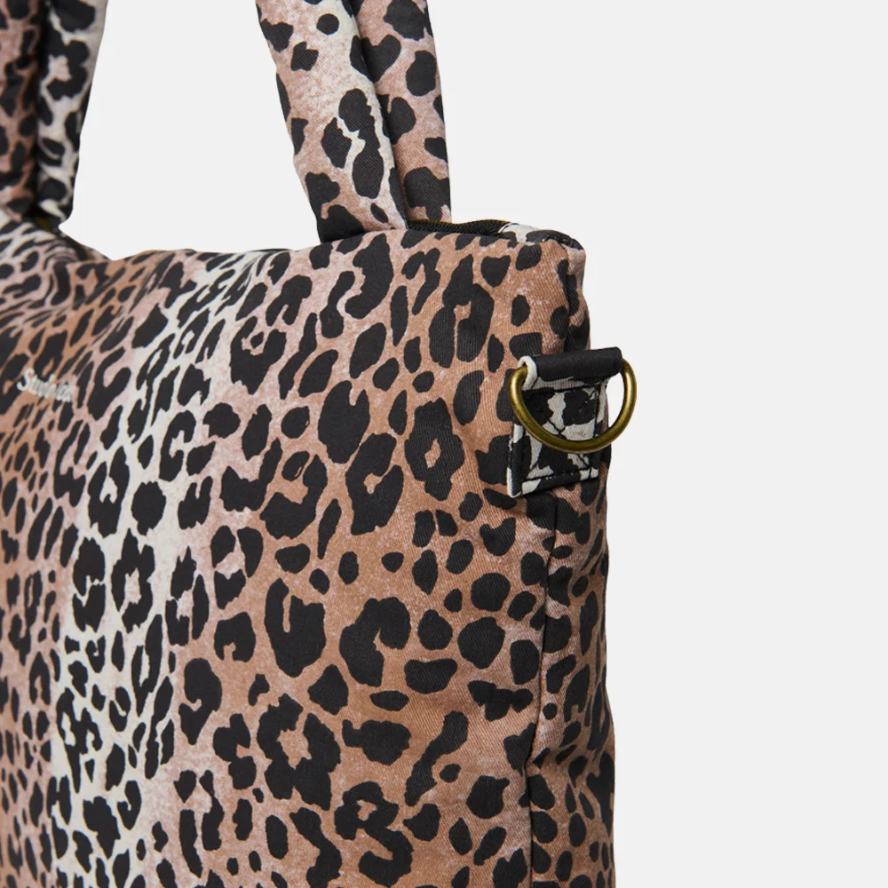 Studio Noos soft cotton luiertas hazel leopard bij Duifhuizen