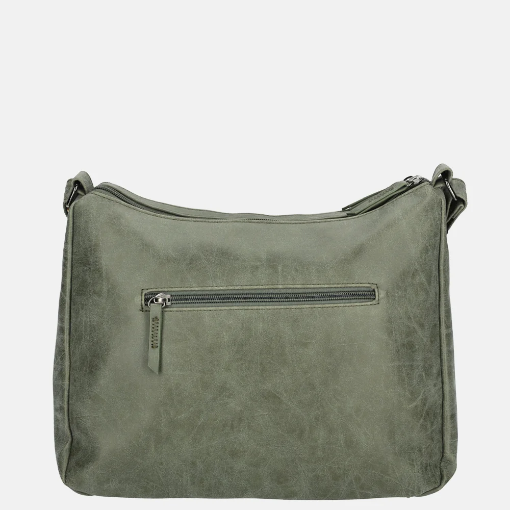 Enrico Benetti Noumea crossbody tas olive bij Duifhuizen