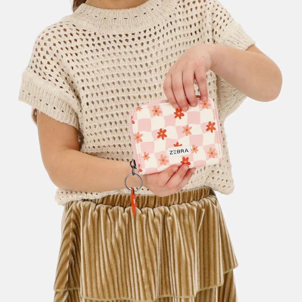 Zebra Trends portemonnee bloemen bij Duifhuizen