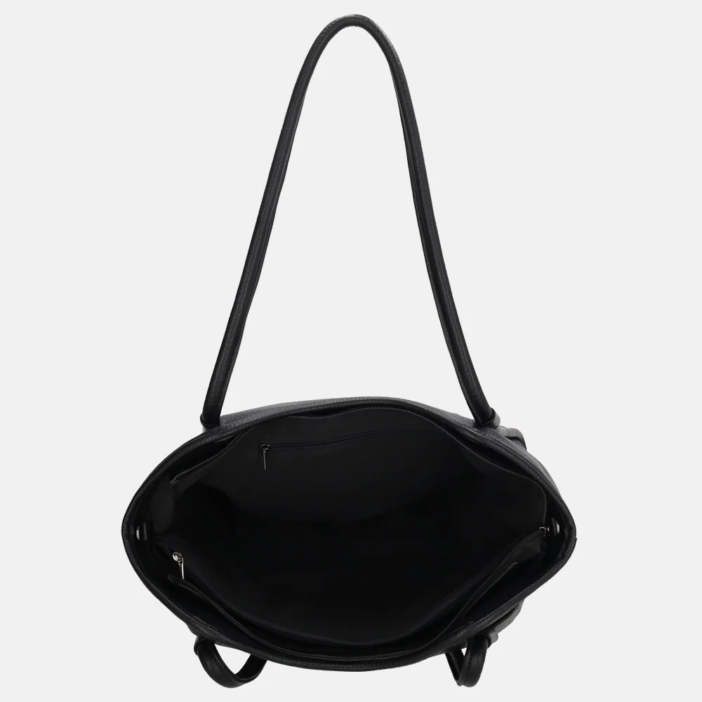 Zebra Trends Sofie shopper met laptopvak 13 inch zwart bij Duifhuizen