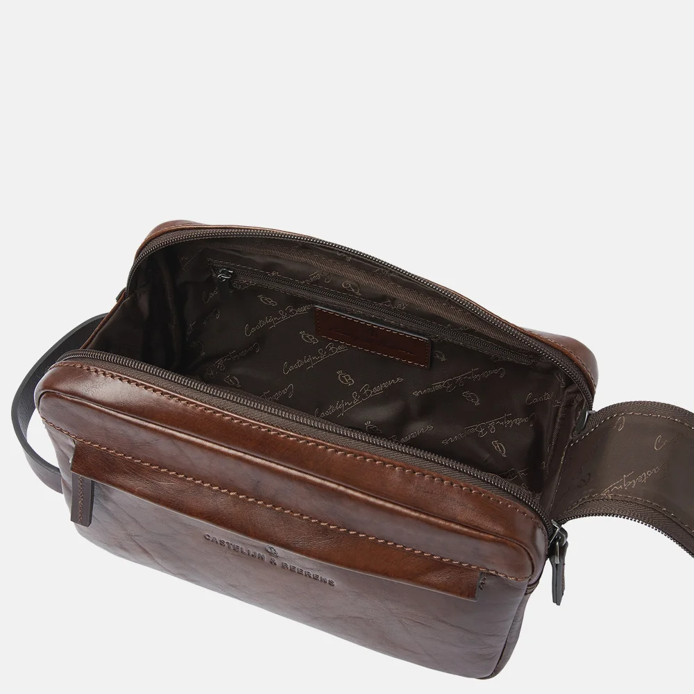 Castelijn en Beerens Rien toilettas cognac bij Duifhuizen