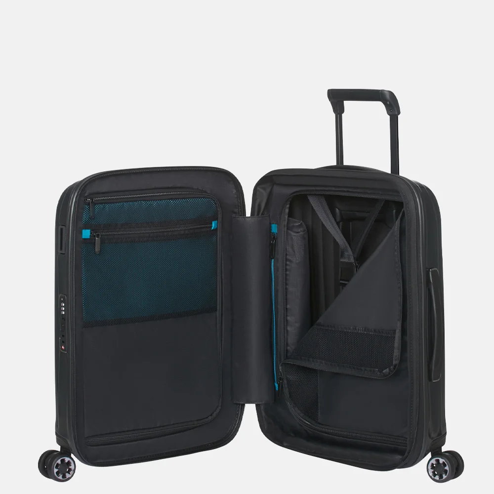 Samsonite Nexis spinner handbagage koffer 55 cm onyx black bij Duifhuizen