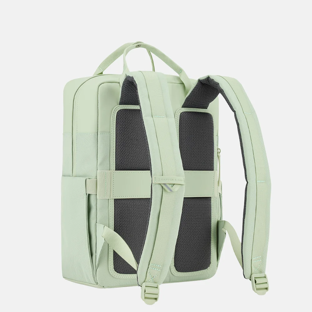 Kapten & Son Bergen Pro laptoprugzak 15 inch matcha green bij Duifhuizen