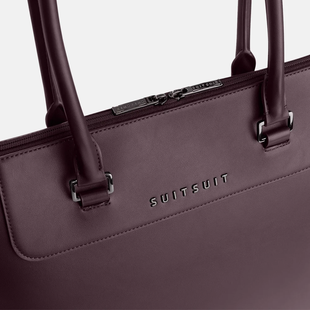Suitsuit Mystique laptoptas 16 inch cherry lacquer bij Duifhuizen