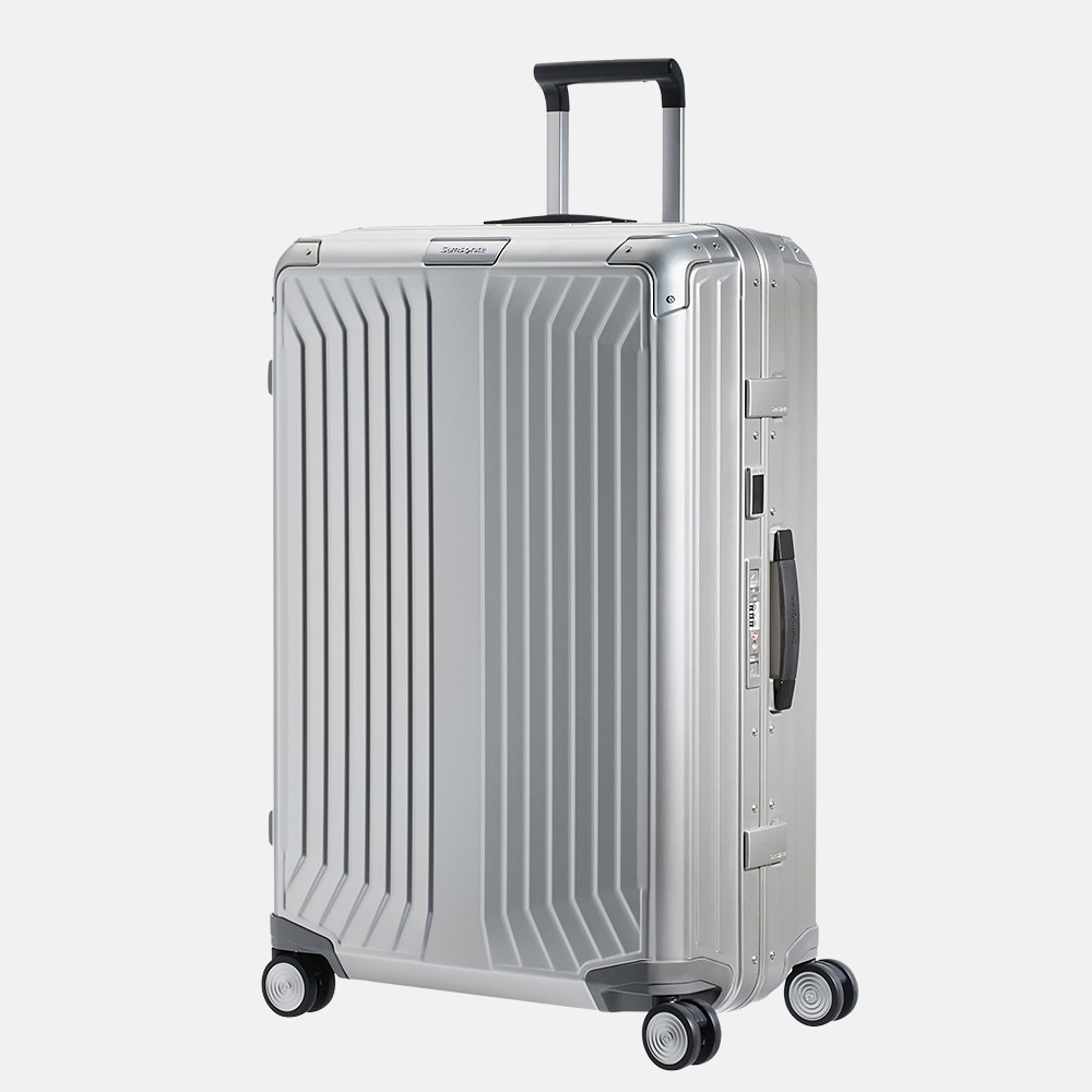 Samsonite Lite-Box Alu spinner 76 cm aluminium bij Duifhuizen