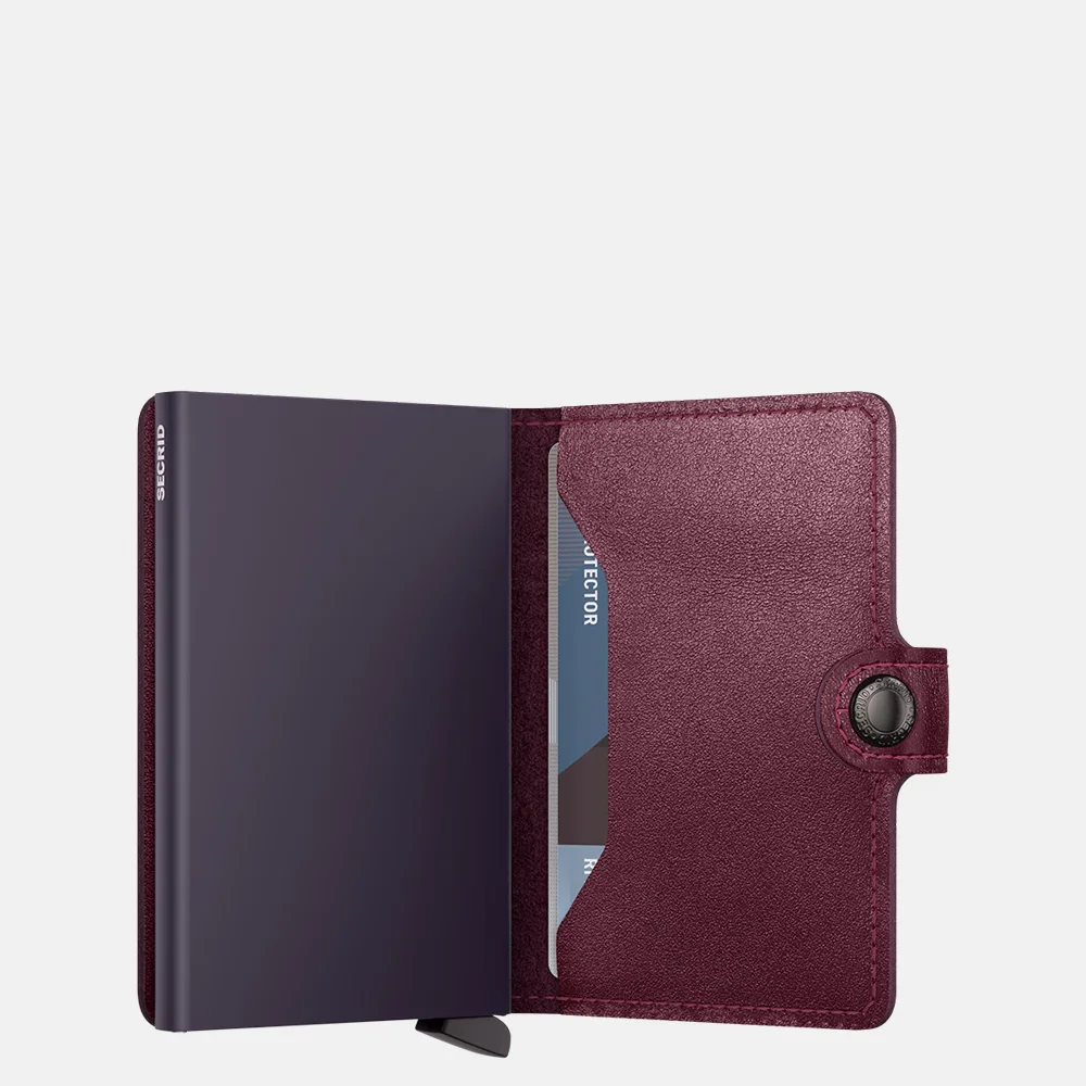 Secrid Miniwallet pasjeshouder original cranberry bij Duifhuizen