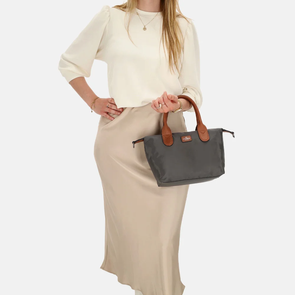 Charm London Buckingham handtas S olifant grijs bij Duifhuizen