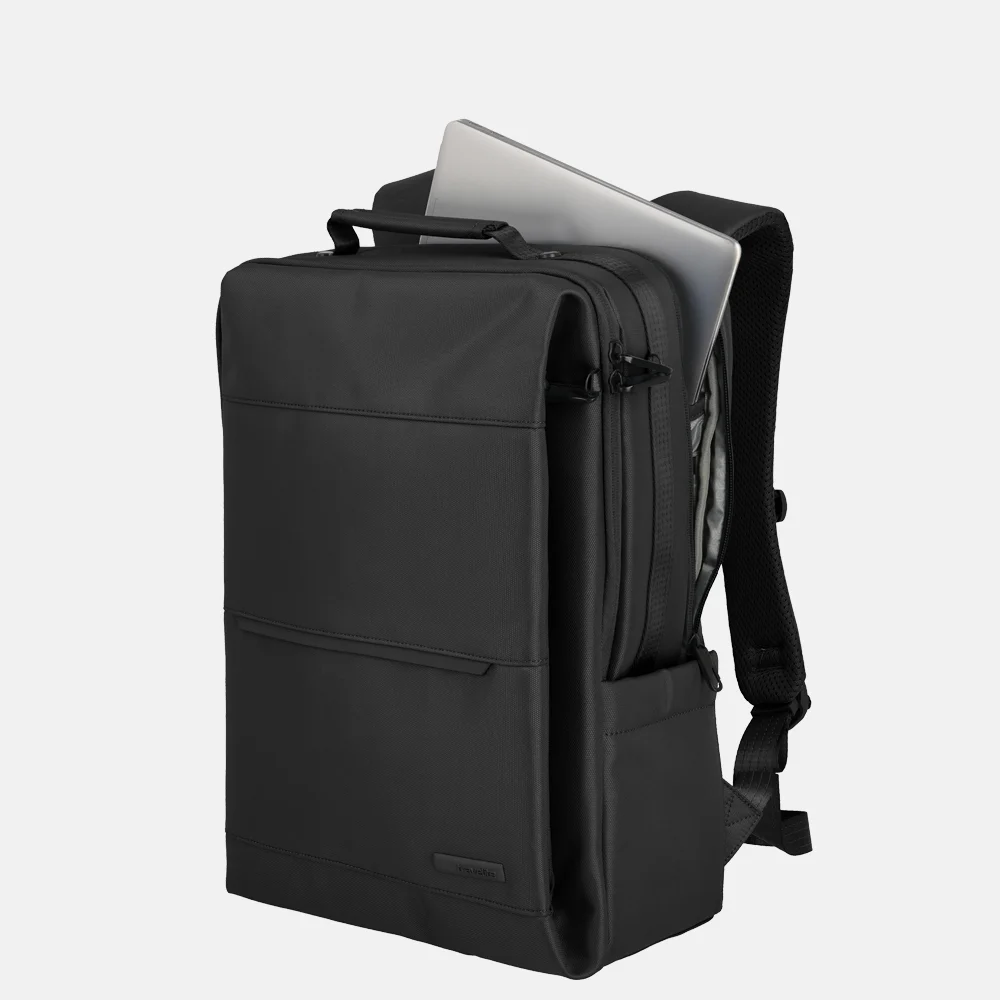 Travelite Workfloow laptoprugzak 15 inch M black bij Duifhuizen