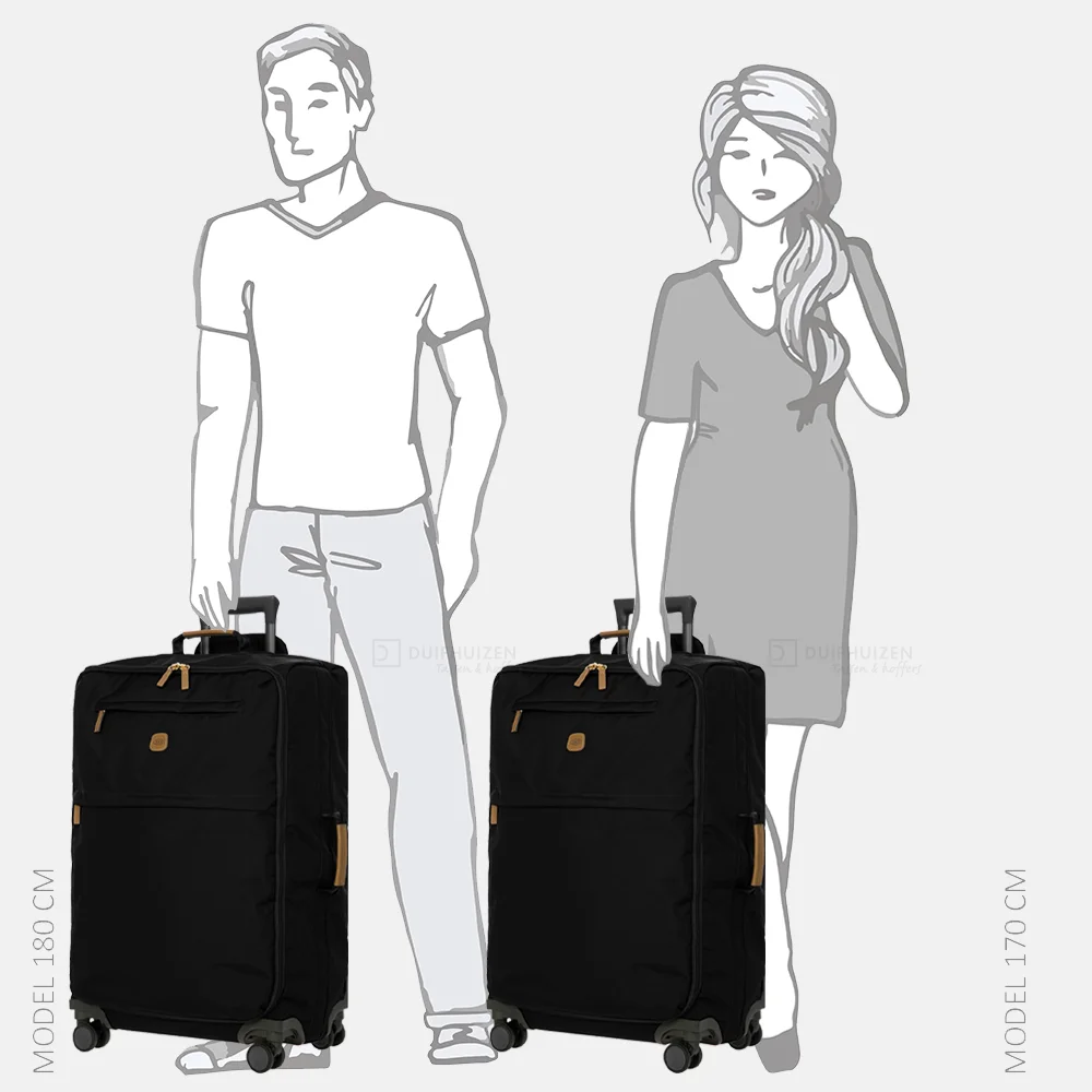 Bric's X- Travel koffer 71 cm nero bij Duifhuizen