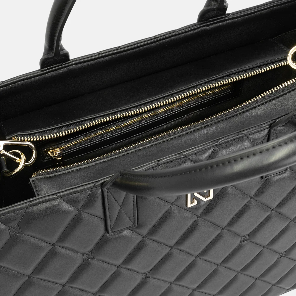 Nikkie Mayda diamand shopper black bij Duifhuizen