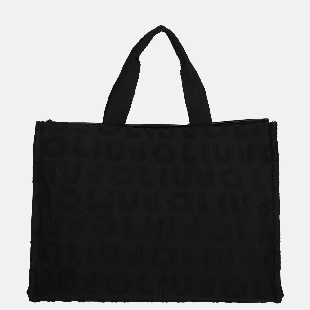 Liu Jo Jacquard handtas L nero bij Duifhuizen
