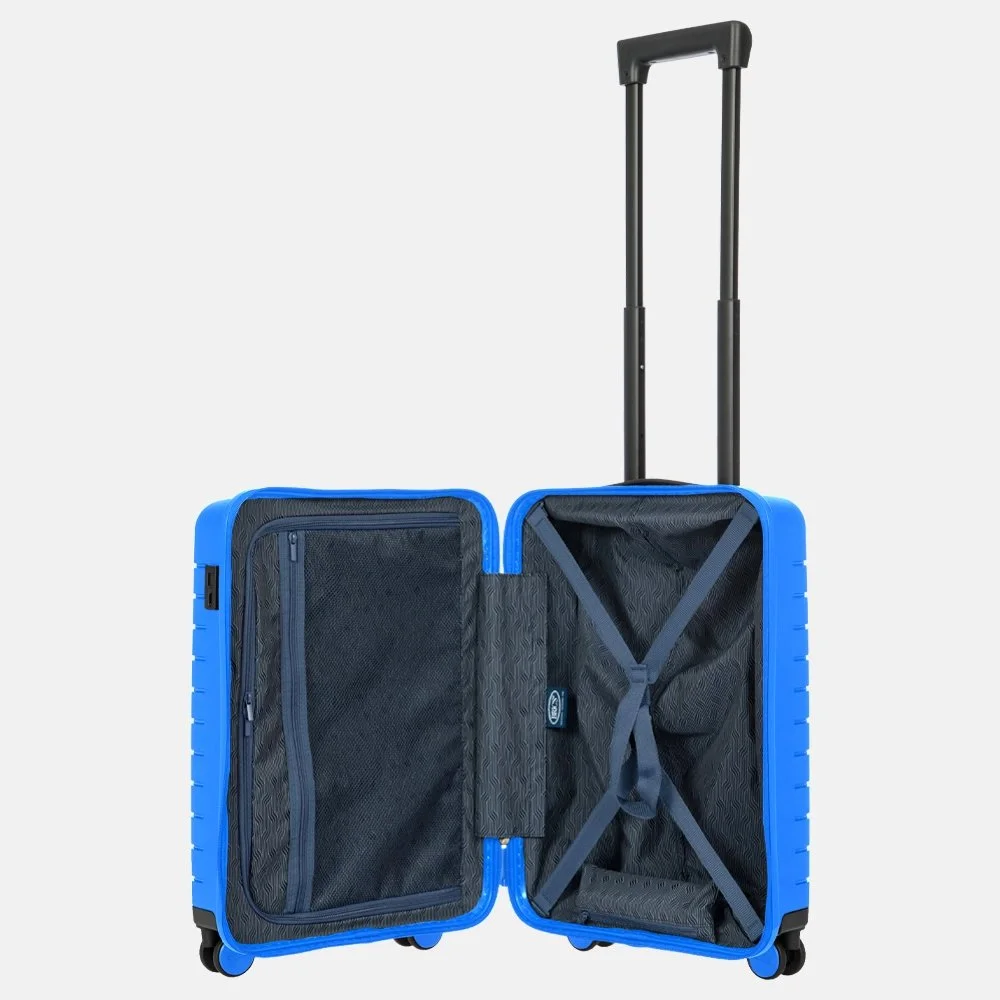 Bric's Ulisse handbagage koffer 55 cm electric blue bij Duifhuizen
