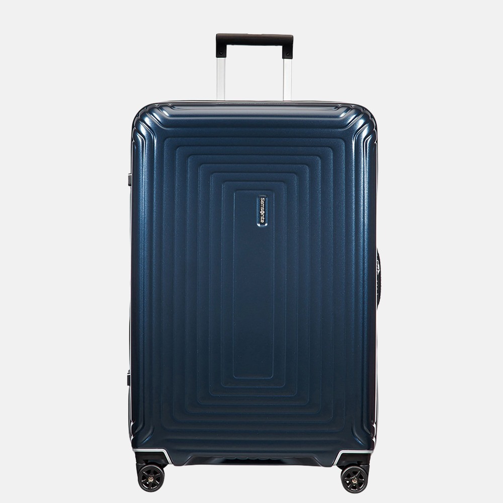 Samsonite Neopulse DLX spinner 75 cm matte midnight blue bij Duifhuizen