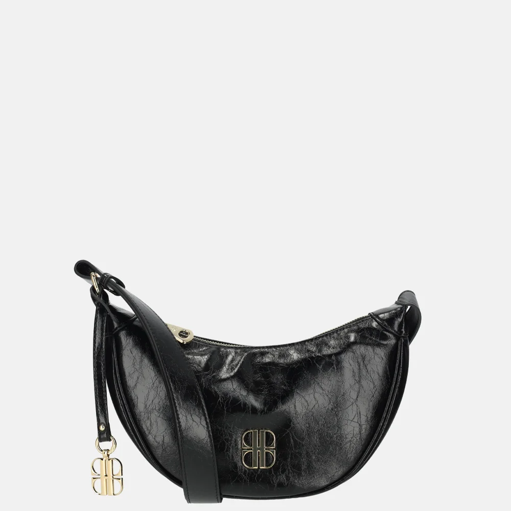Laurent David crossbody tas lak S black