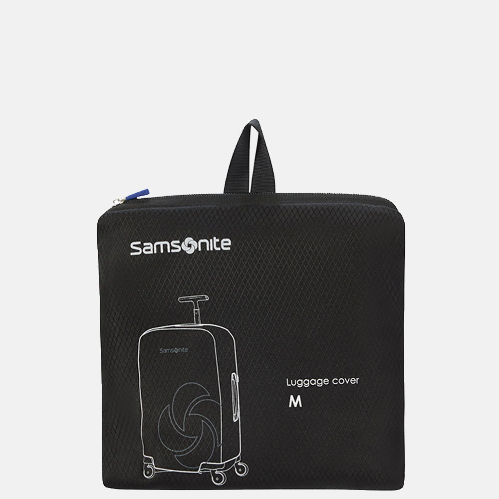 Samsonite kofferhoes M black bij Duifhuizen