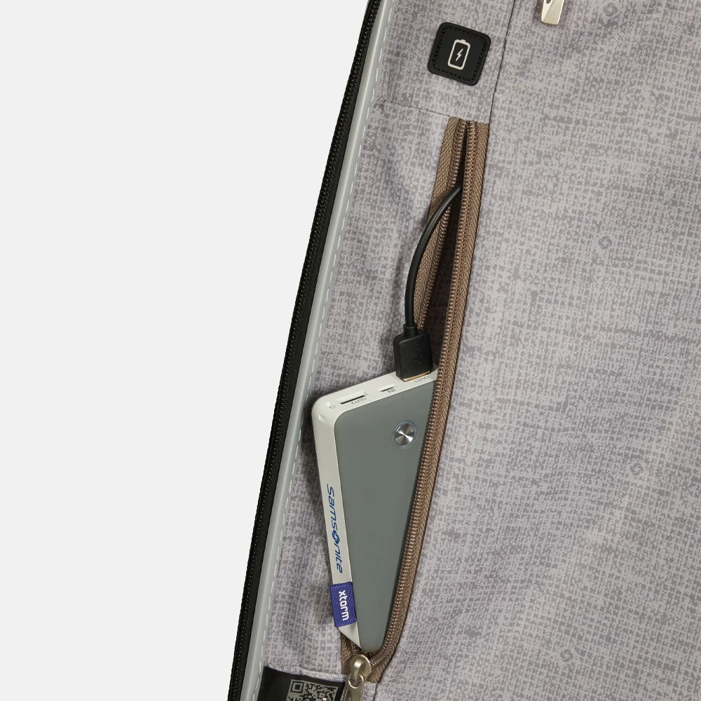 Samsonite C-Lite handbagage koffer 55 cm uitbreidbaar black bij Duifhuizen