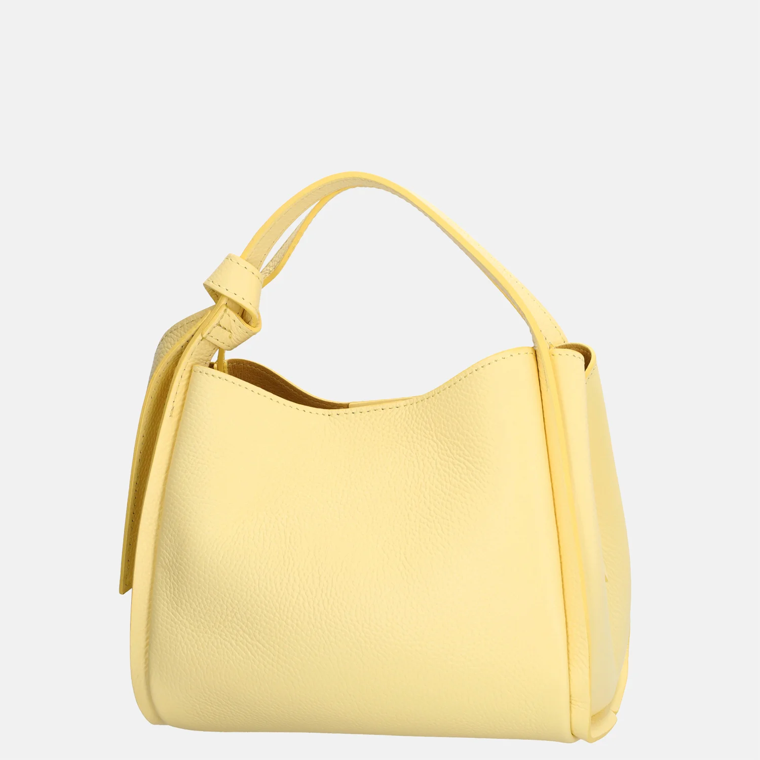 Charm London Knott handtas zachtgeel bij Duifhuizen