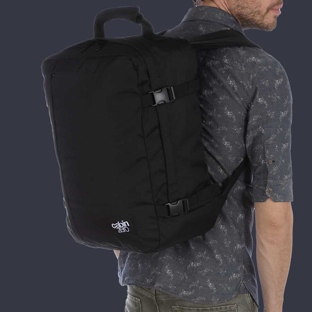 CABINZERO Classic rugzak 36L absolute black bij Duifhuizen