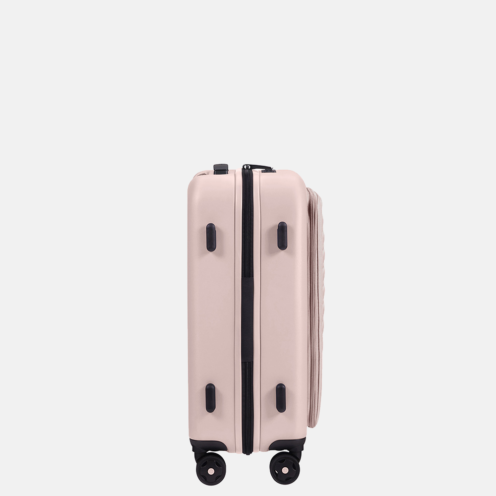 Samsonite StackD handbagage spinner 55 cm rose bij Duifhuizen