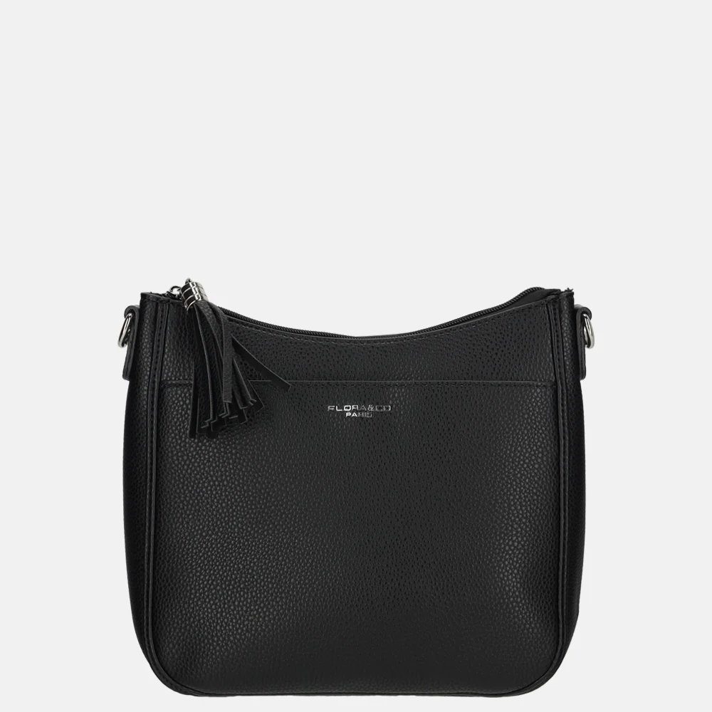Flora & Co crossbody tas black bij Duifhuizen