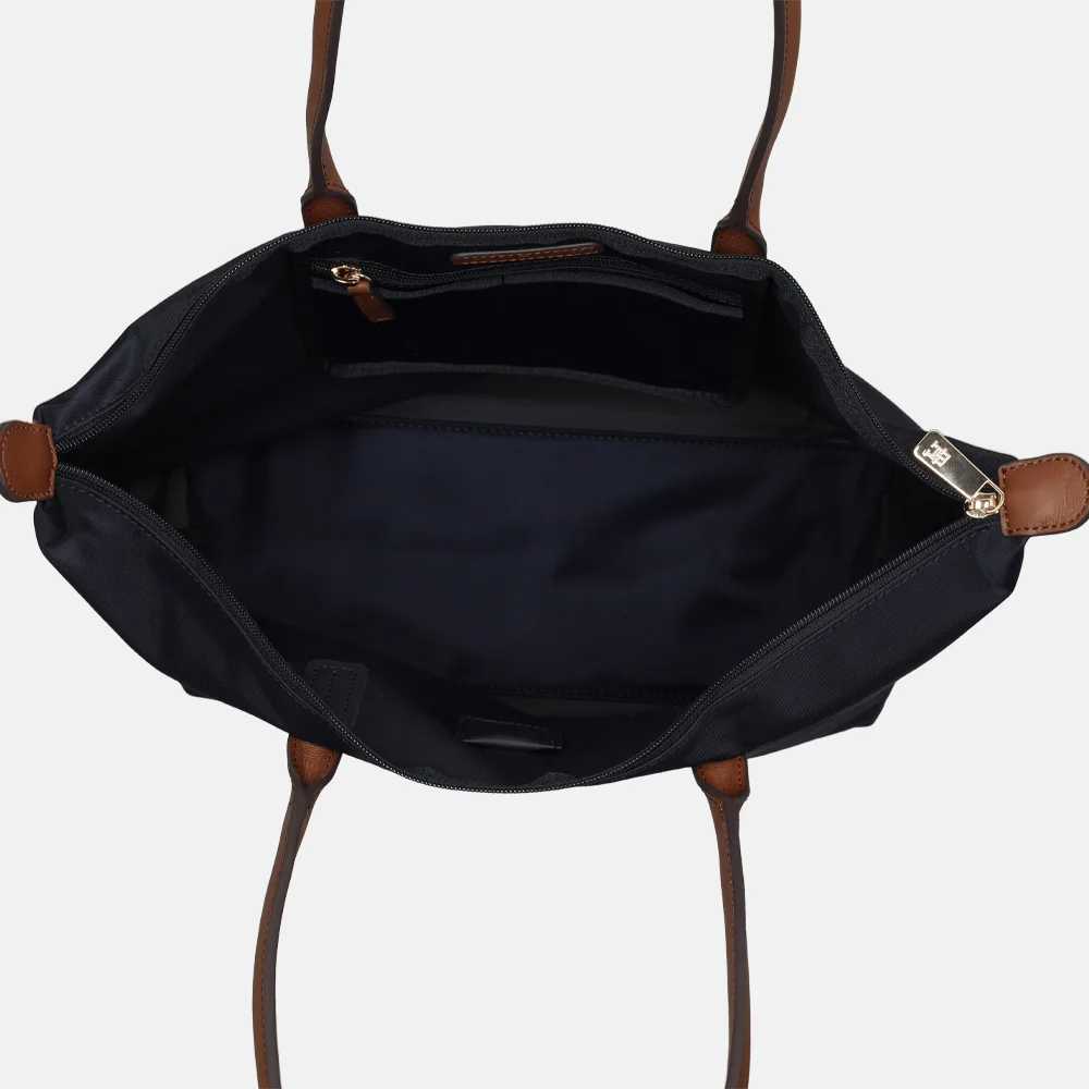 Tommy Hilfiger Popette tote shopper space blue bij Duifhuizen