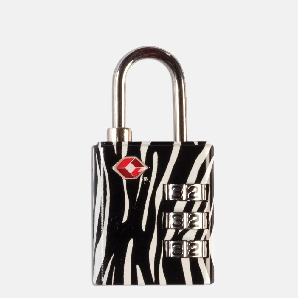 Fabrizio TSA kofferslot Zebra