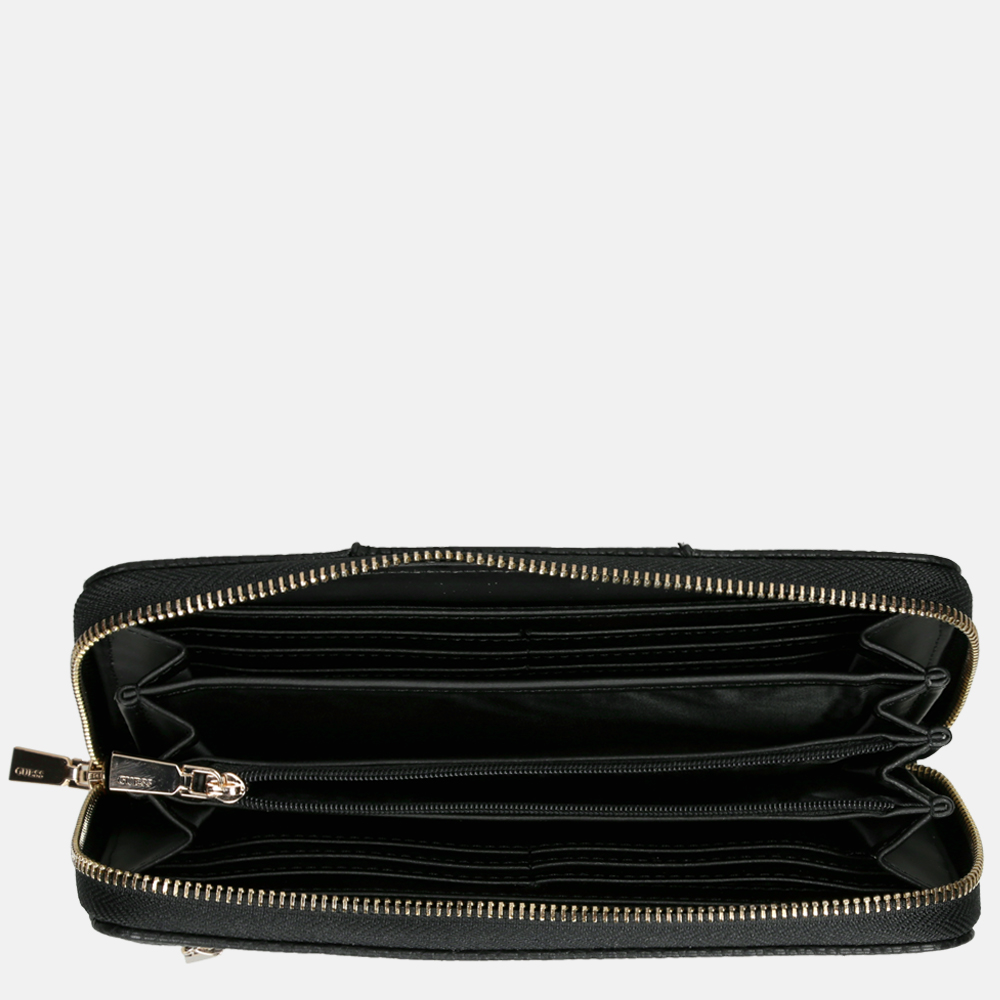 Guess Brenton portemonnee black bij Duifhuizen