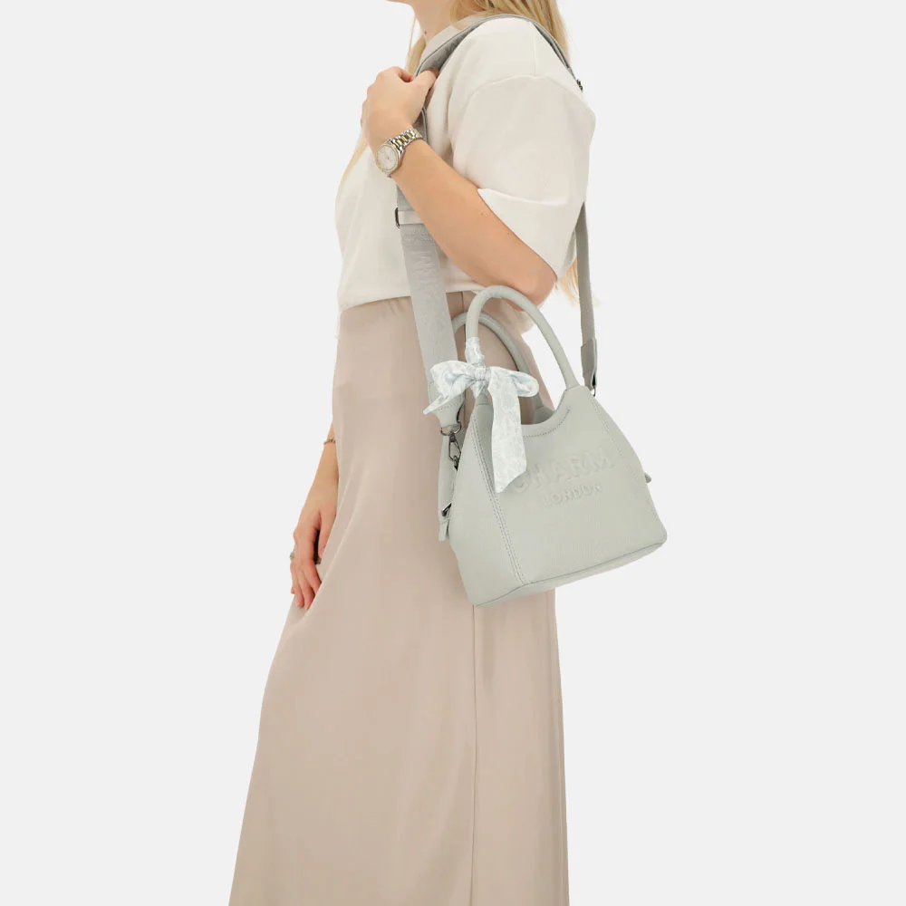 Charm London Bond street handtas S light blue bij Duifhuizen