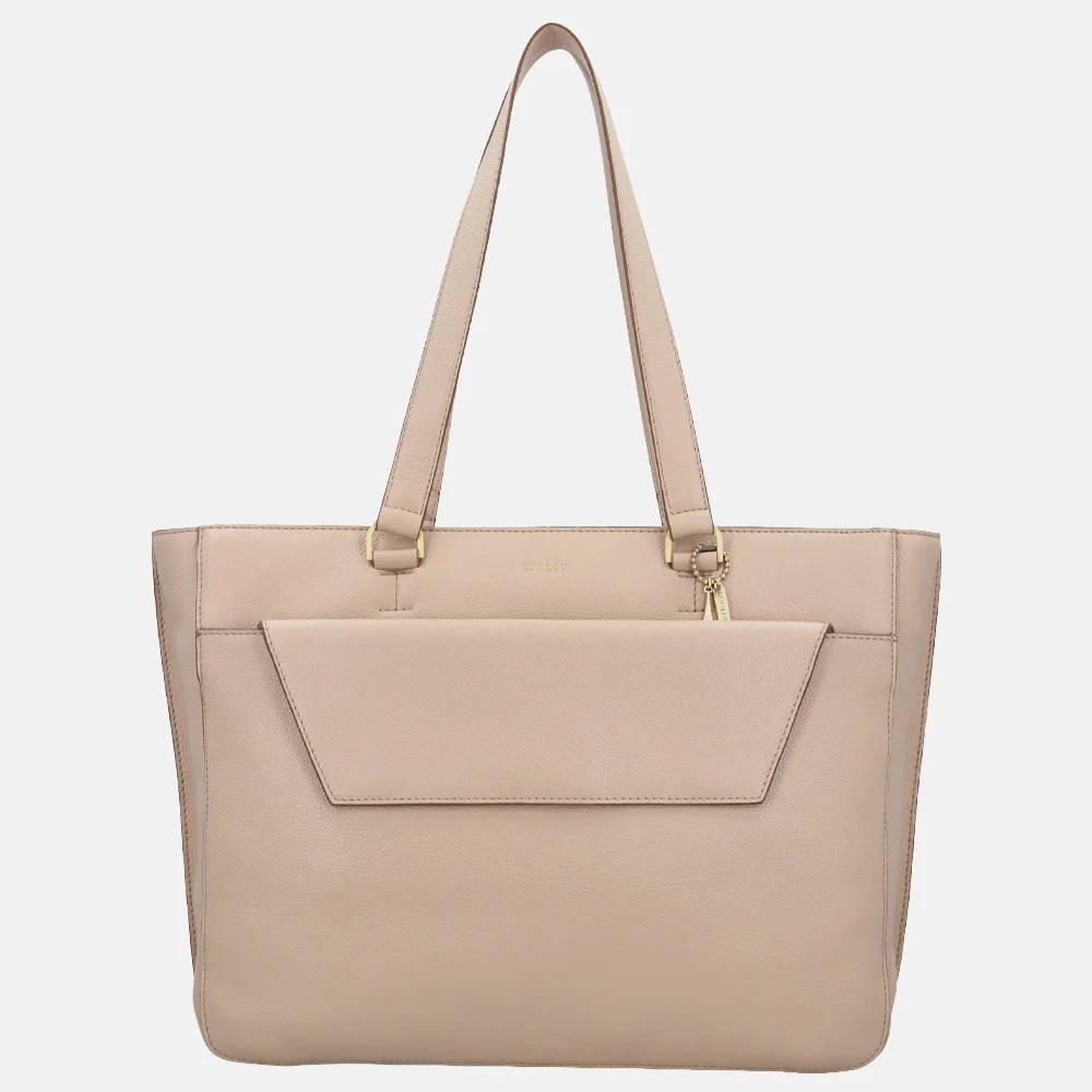 Loulou Essentiels Celine shopper 15.6 inch cashmere bij Duifhuizen