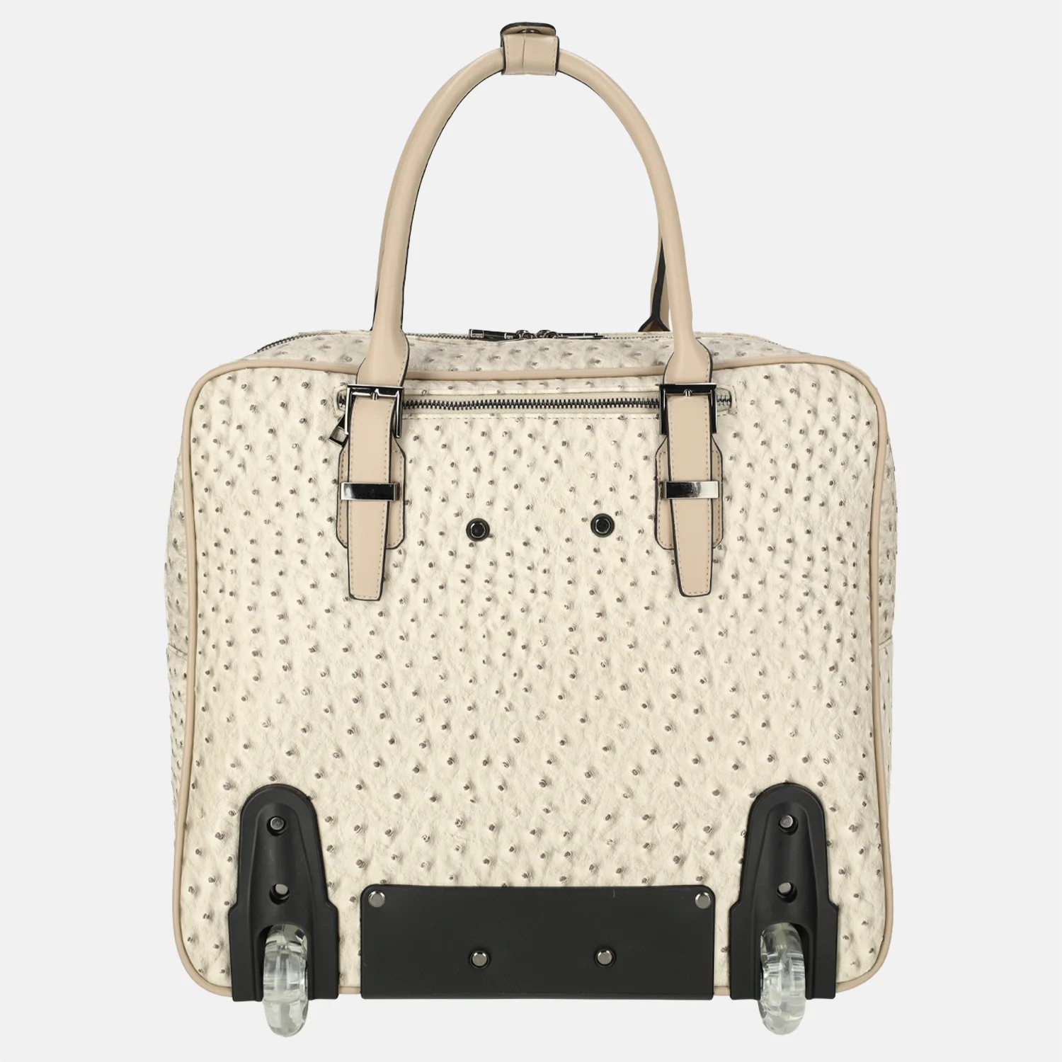 Olivia Lauren business trolley 42 CM 16 inch beige bij Duifhuizen