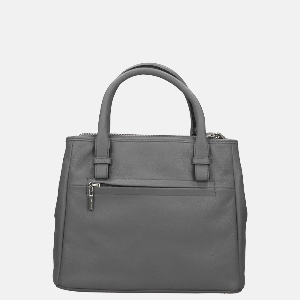 Claudio Ferrici Woven handtas grey bij Duifhuizen