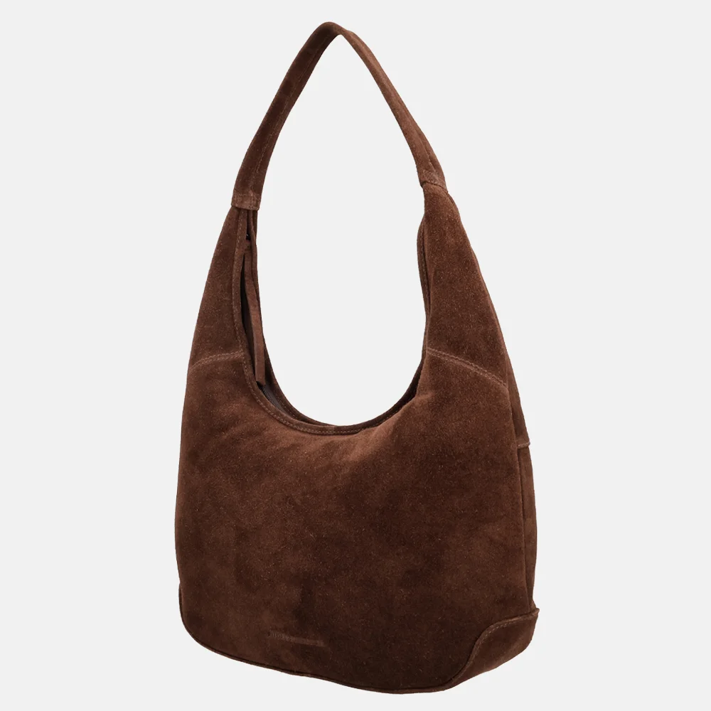 Hide & Stitches Brazos buideltas suede donkerbruin bij Duifhuizen