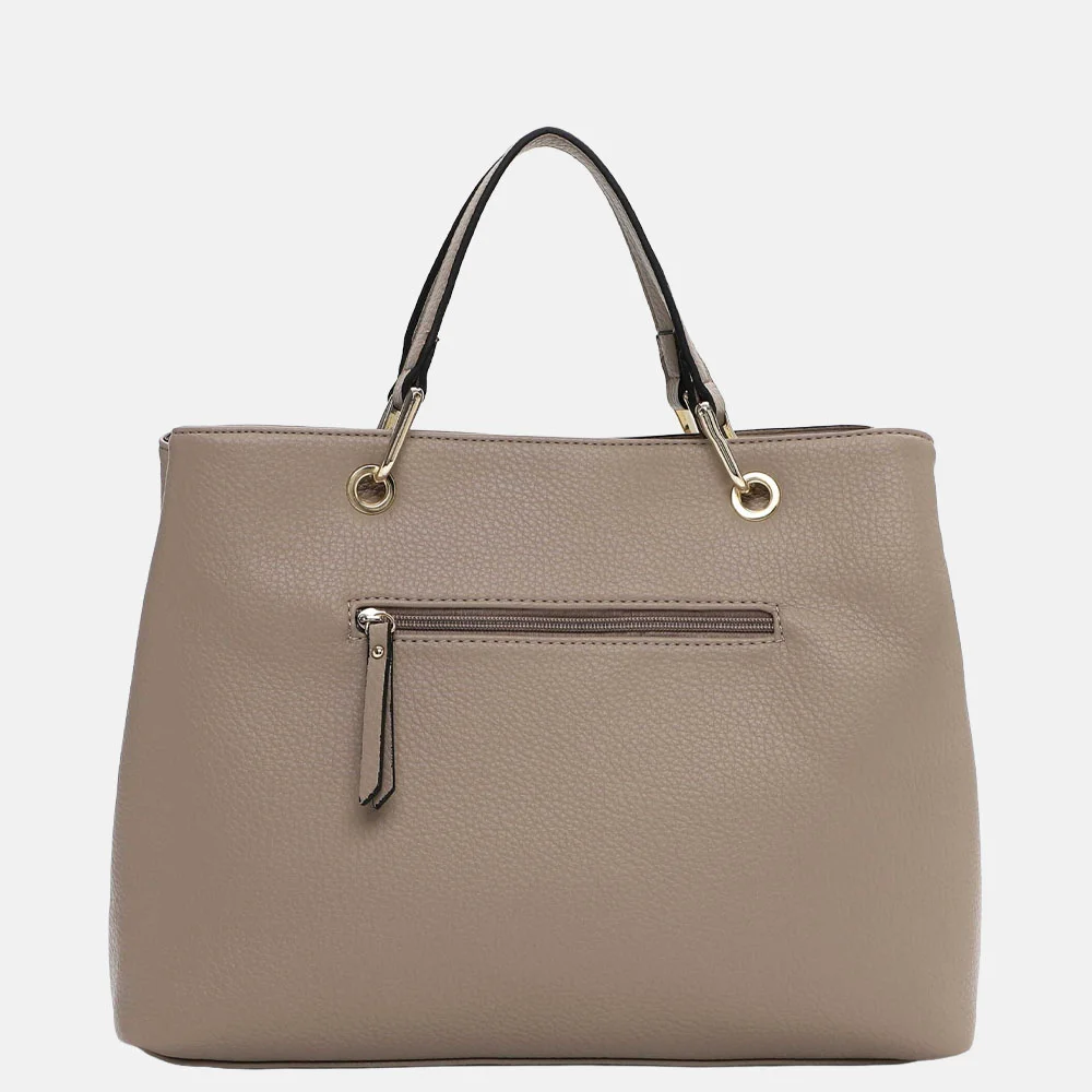 Emily & Noah Halla handtas L taupe bij Duifhuizen