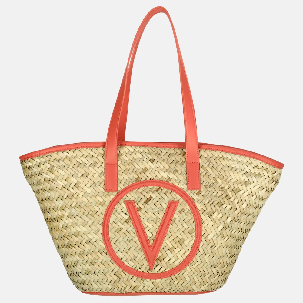 Valentino Bags Samuela shopper natur/coral bij Duifhuizen