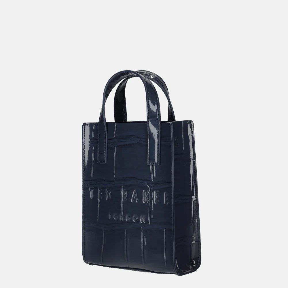 Ted Baker Gatocon crossbody tas dark blue bij Duifhuizen