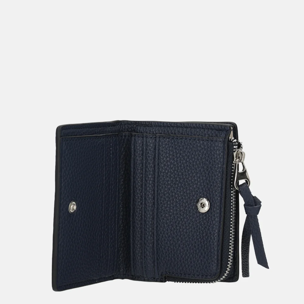 Laurent David portemonnee navy bij Duifhuizen