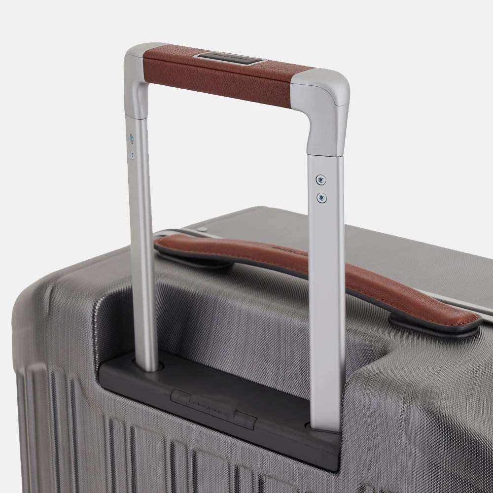 Piquadro handbagage koffer 55 cm ncu nero bij Duifhuizen