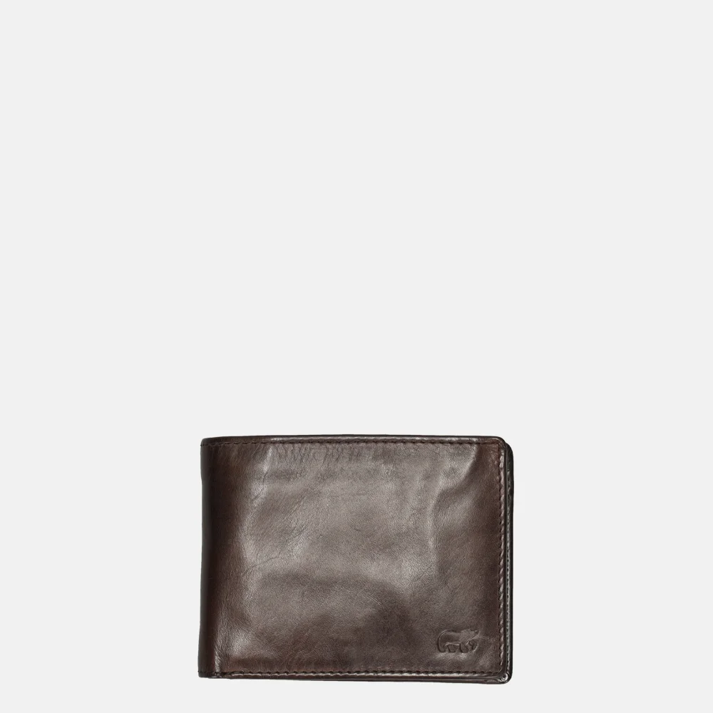 Bear Design billfold brown