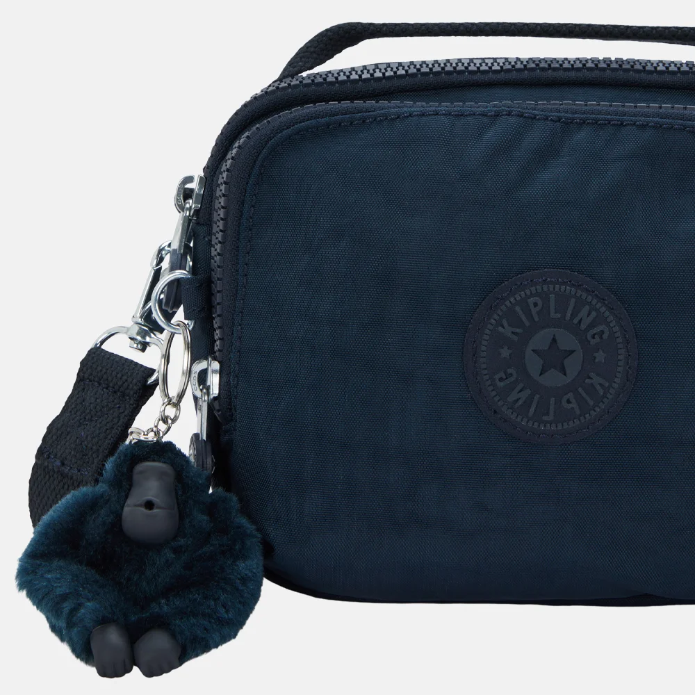 Kipling Cahir handtas 3-in-1 blue bleu bij Duifhuizen