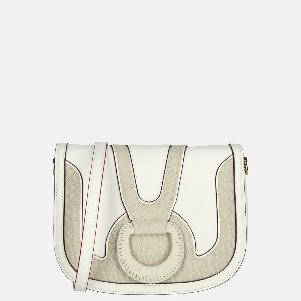 Laurent David crossbody tas white bij Duifhuizen