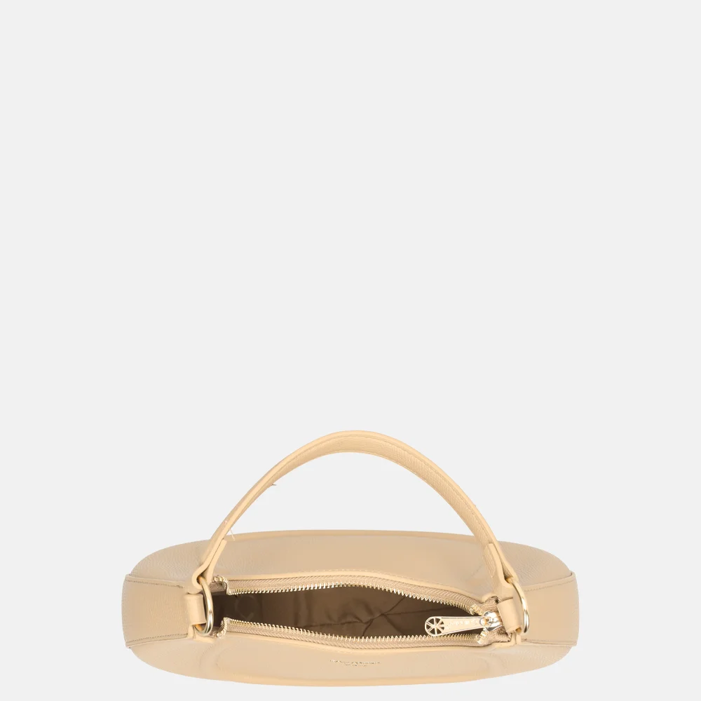 Firenze buideltas met bagcharm S taupe bij Duifhuizen