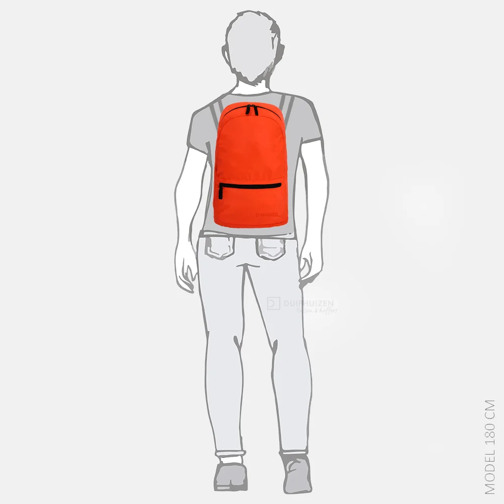 Travelite opvouwbare rugzak coral bij Duifhuizen