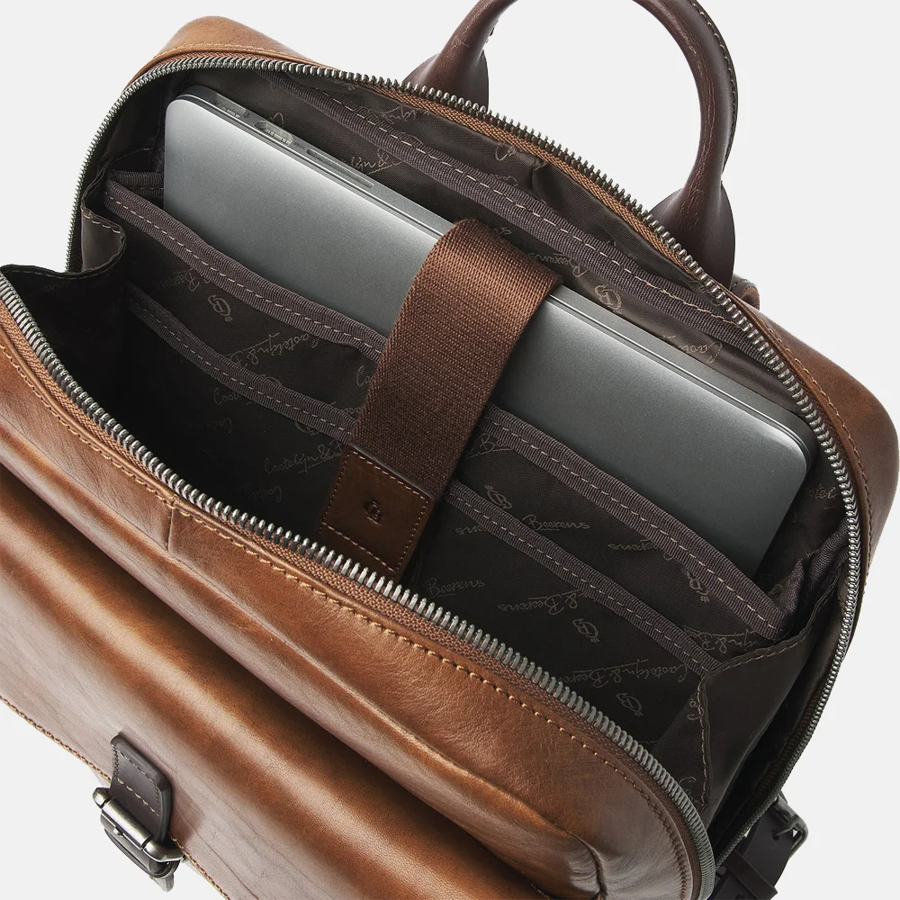 Castelijn & Beerens laptoprugzak 15.6 inch Natural bij Duifhuizen